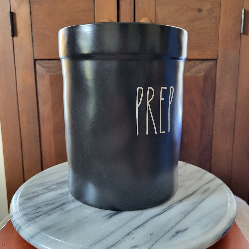 Rae Dunn Black Prep Canister - Picture 9 of 10